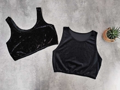 Top negro corto - comprar online