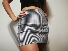 Pollera rayada - comprar online
