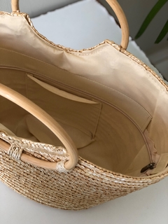 Sacola de palha - cor natural - comprar online