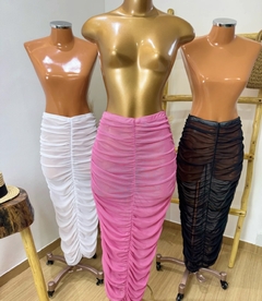 Saia Manoela - rosa - comprar online