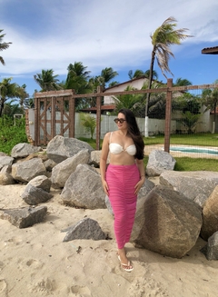Saia Manoela - rosa