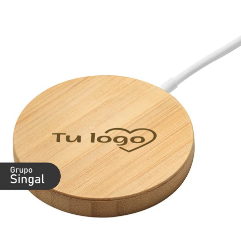 CARGADOR INALAMBRICO MAG ECO BAMBÚ