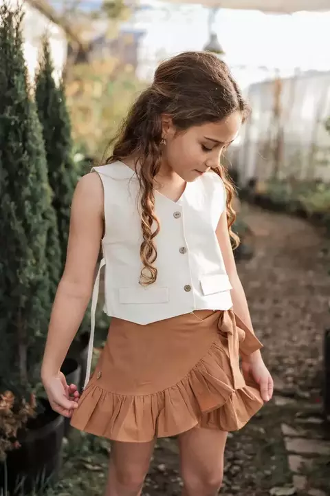 Pollera Camelia | Canela