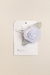 Hebilla con flor de organza - tienda online
