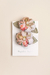 Par de gomitas | Flores con perla - comprar online