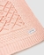 Manta Tejida Patchwork | Rosa - comprar online