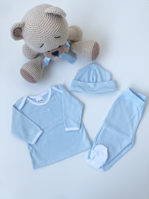 Ajuar 3 Piezas | Celeste