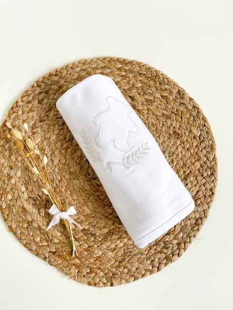 Linea Laurel | Manta de algodón