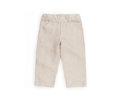Pantalón de Lino | Beige