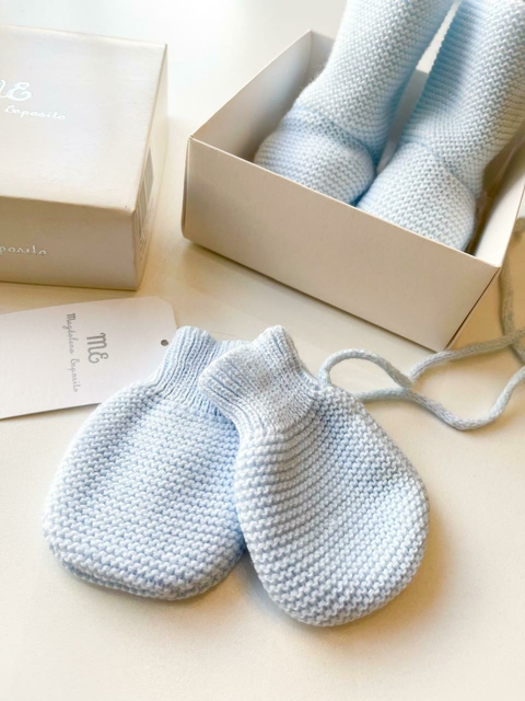 Set de Regalo | Mitones y Botitas | Celeste