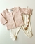 Linea Biscuit | Ajuar 3 piezas Rosa - Tutu´s Babies and Home 