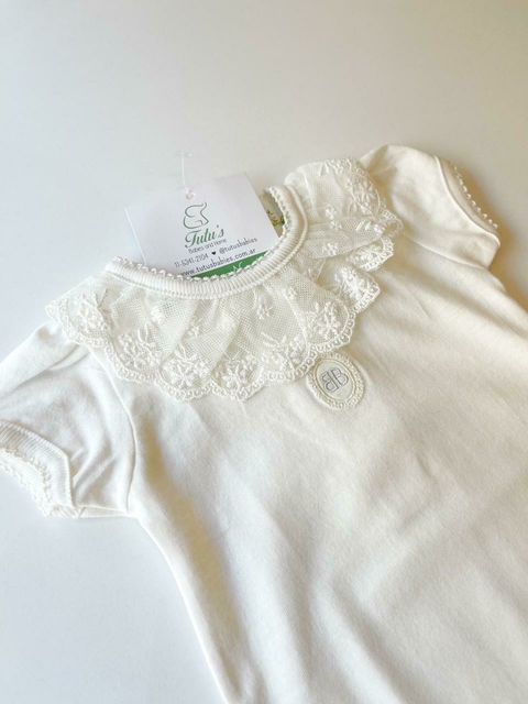 Body Casual con puntilla | Natural