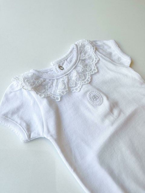 Body Casual con puntilla | Blanco