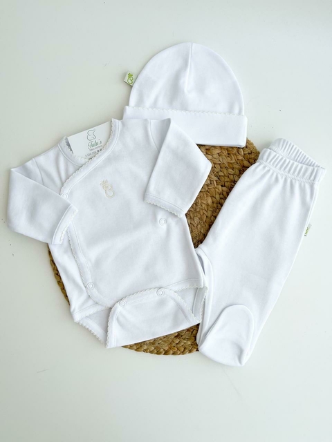 Ajuar 3 Piezas | Batita | Blanco - comprar online
