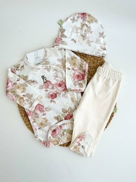 Ajuar 3 Piezas | Roma | Body Cruzado - comprar online