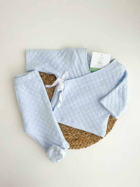 Linea Diamond | Conjunto | Celeste - comprar online