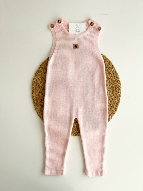 Jardinero - Enterito de hilo | Rosa - comprar online