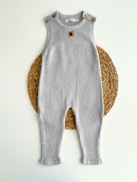 Jardinero - Enterito de hilo | Gris - comprar online