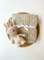 Manta Tejida con Piel | Beige - tienda online