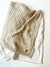 Imagen de Manta Tejida con Piel | Beige