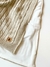 Manta Tejida con Piel | Beige