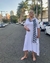 Rosa Vermelha - Vestido longo assimétrico com bolsão na internet
