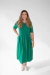 LUZ - Vestido Midi Comprido com Duas Fendas na internet