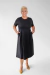 LUZ - Vestido Midi Comprido com Duas Fendas - loja online