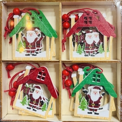 Caja con 12 adornos colgantes
