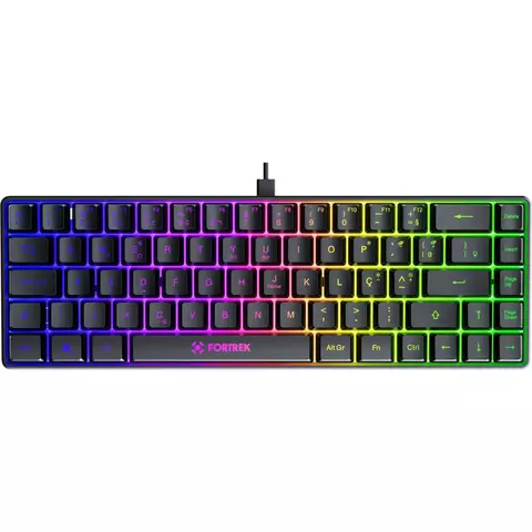 Teclado Gamer Fortrek Fearless 65 Compact Preto 82999