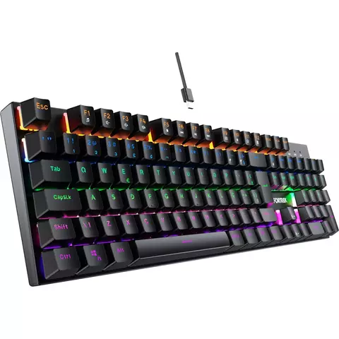Teclado Gamer Mecânico Fortrek Gravity 100 Fullsized Preto 84138