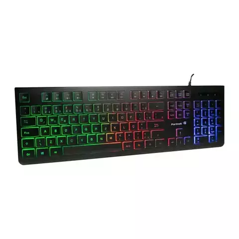 Teclado Gamer Multimídia Fortrek Black Eagle Preto 75856