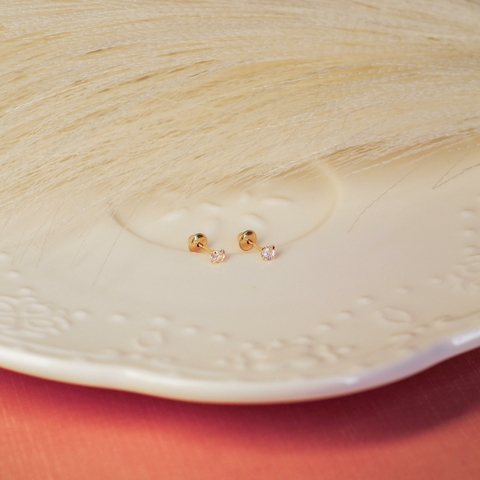 BRINCO BABY GLOW 2,5 OURO 18K