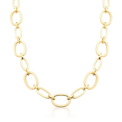 COLAR CORRENTE ELOS MISTURADOS