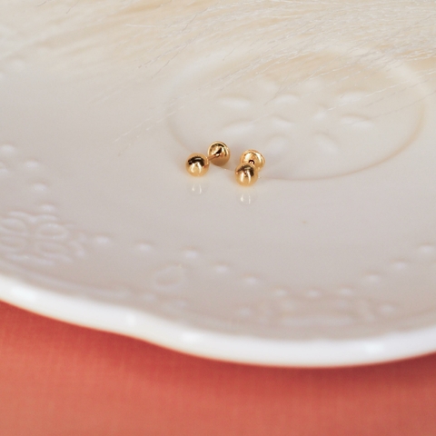 BRINCO BABY 3,5MM OURO 18K