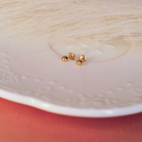 BRINCO BABY 3MM OURO 18K