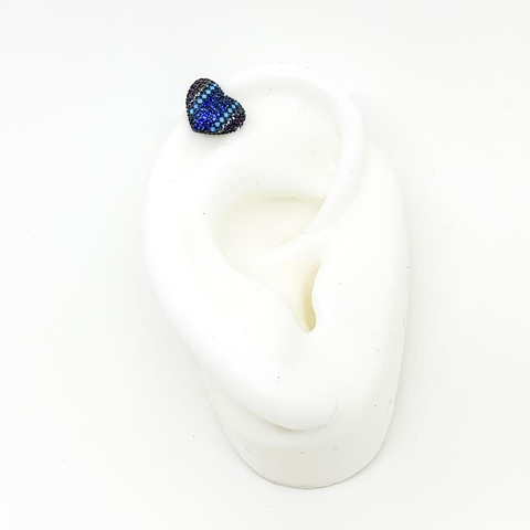 PIERCING CORAÇÃO COLORIDO