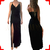 Vestido Largo Cruzado Con Tiras En La Cintura en internet