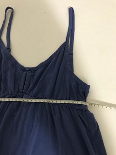 Blusinha de alcinha azul tamanho P na internet