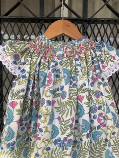Vestido hojitas (OFERTA) - CelesteSmock