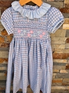 Vestido Celeste y Rosa ULTIMO TALLE 2