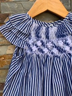 Vestido rayas azules - comprar online