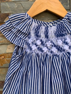Vestido rayas azules - comprar online