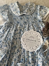 Vestido flores celeste