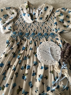 vestido punto smock - tienda online