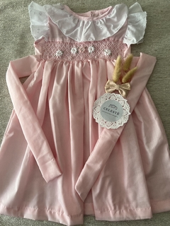 Vestido Voile punto smock
