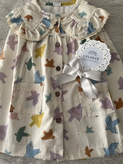 Vestido estampa pajaros en internet
