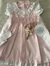 VESTIDO ROSA BEBE PUNTO SMOCK