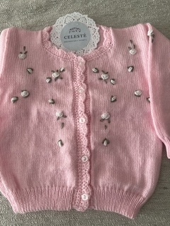 SAQUITOS Bordados COLOR ROSA - CelesteSmock