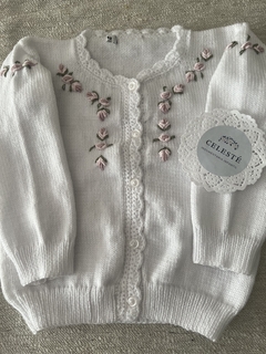 SAQUITOS Blancos bordados - CelesteSmock